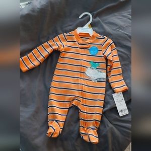 Carter's NB Baby 2-Way Zip Pajamas